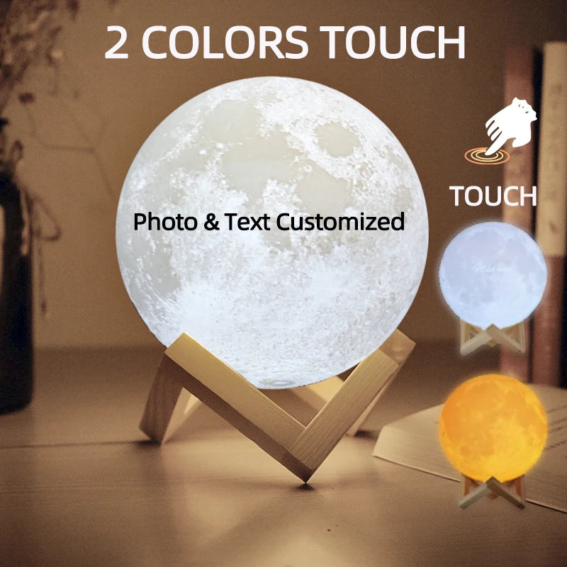 Anime Moon Personalized Lamp