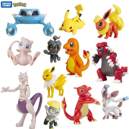 Pokemon 4-13Cm Toys Model Cartoons Movie Anime Figure