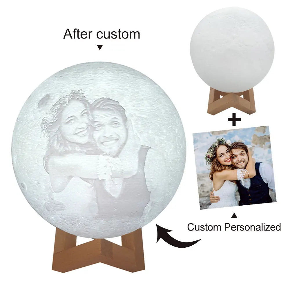 Anime Moon Personalized Lamp