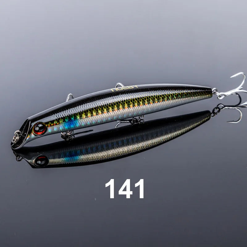 NOEBY 12cm 16g 15cm 24g Sasuke Minnow Fishing Lures Floating Lipless Wobblers Artificial Hard Bait for Bass Pike Fishing Lure