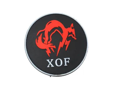 Metal Gear Solid MGS 5 Diamond Dogs Special Force Group Ghost Embroidered Patch Stripes sticker for clothing Patches