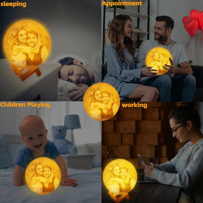Anime Moon Personalized Lamp