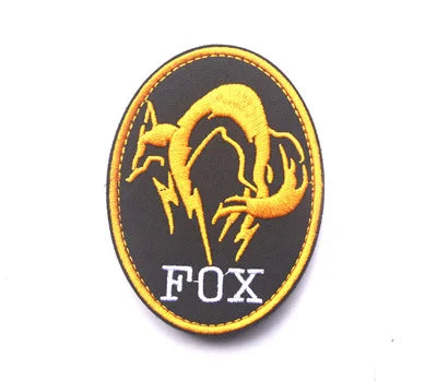 Metal Gear Solid MGS 5 Diamond Dogs Special Force Group Ghost Embroidered Patch Stripes sticker for clothing Patches