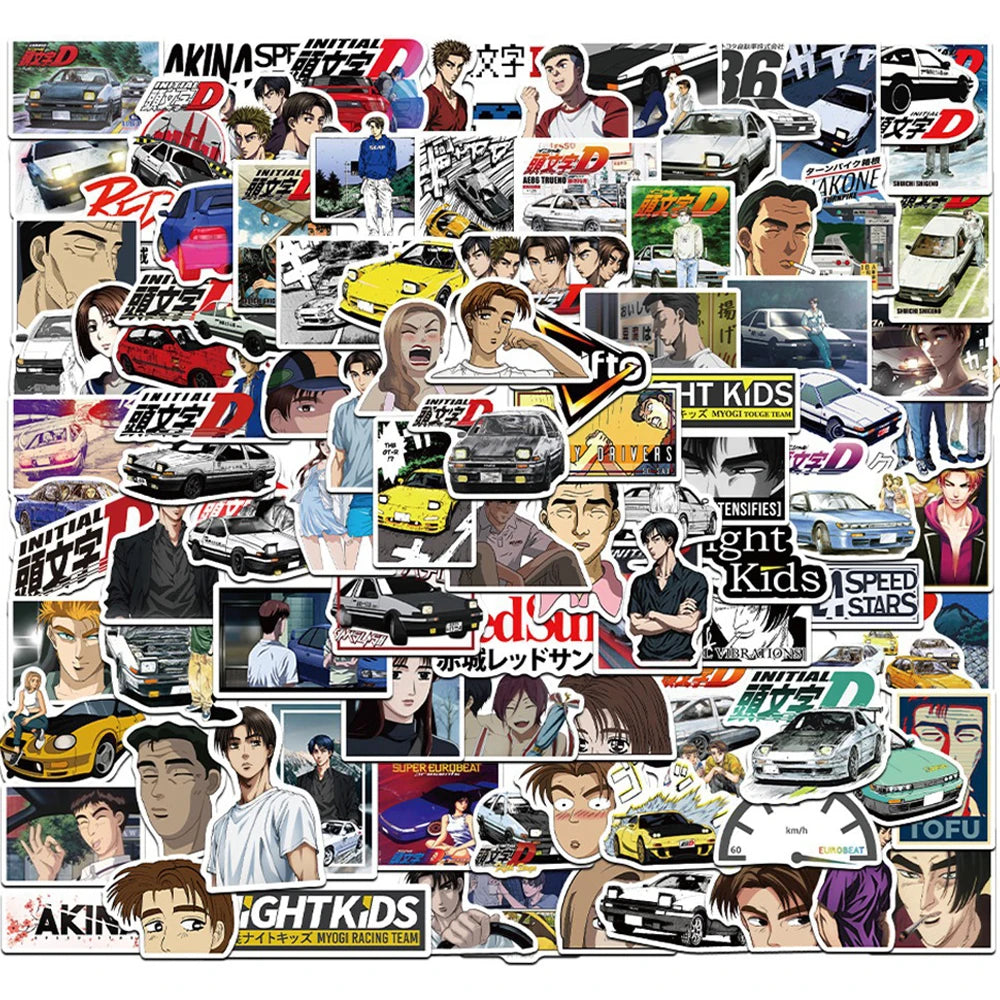 Initial D Car Stickers