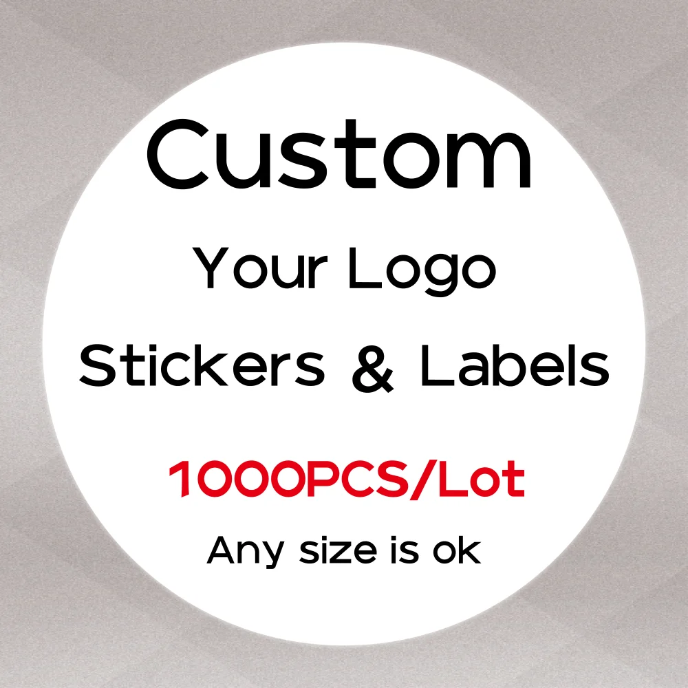 Custom Logo Label Stickers