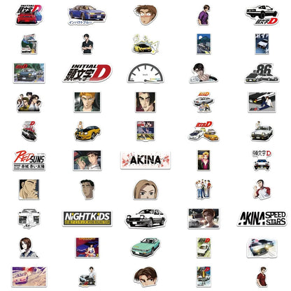 Initial D Car Stickers