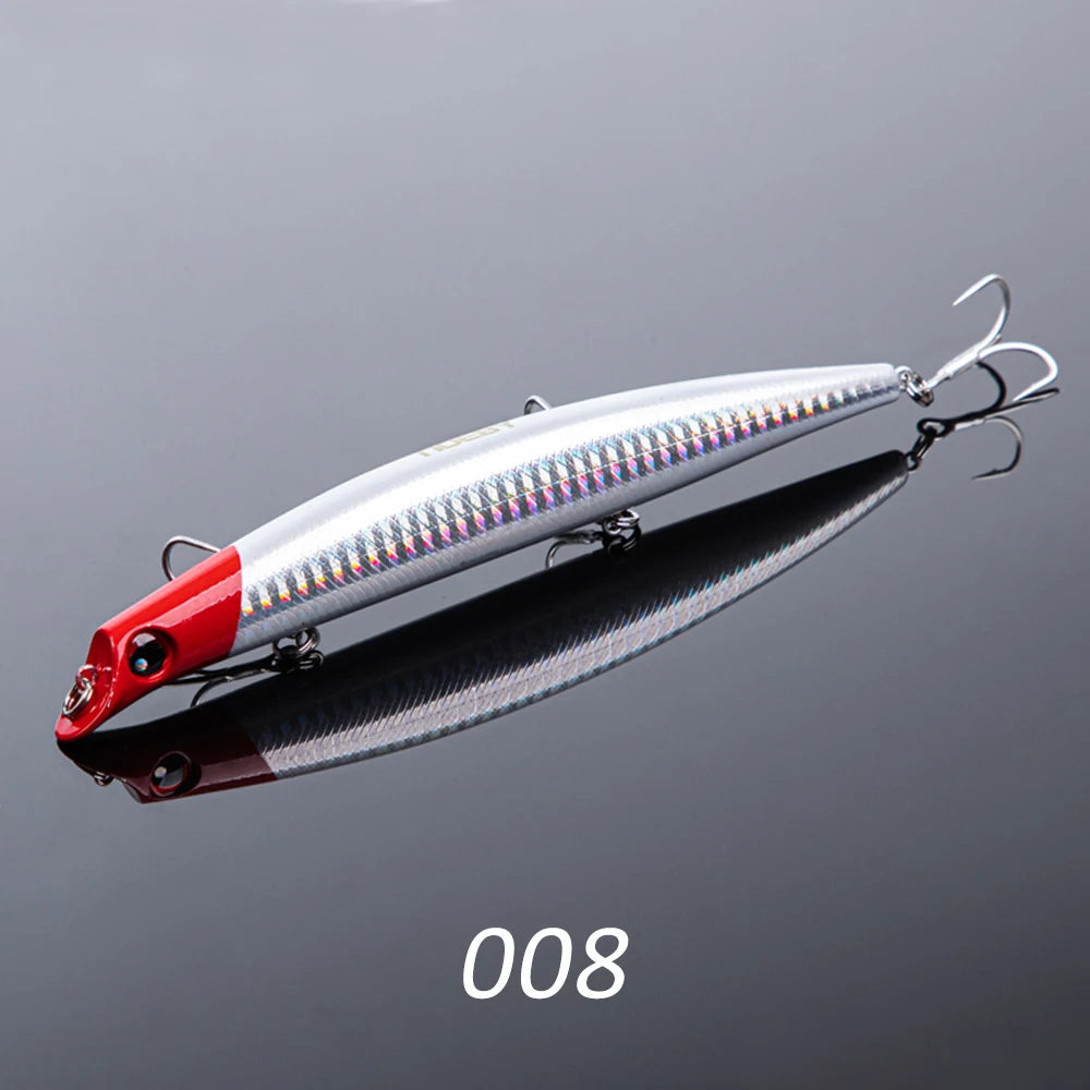NOEBY 12cm 16g 15cm 24g Sasuke Minnow Fishing Lures Floating Lipless Wobblers Artificial Hard Bait for Bass Pike Fishing Lure