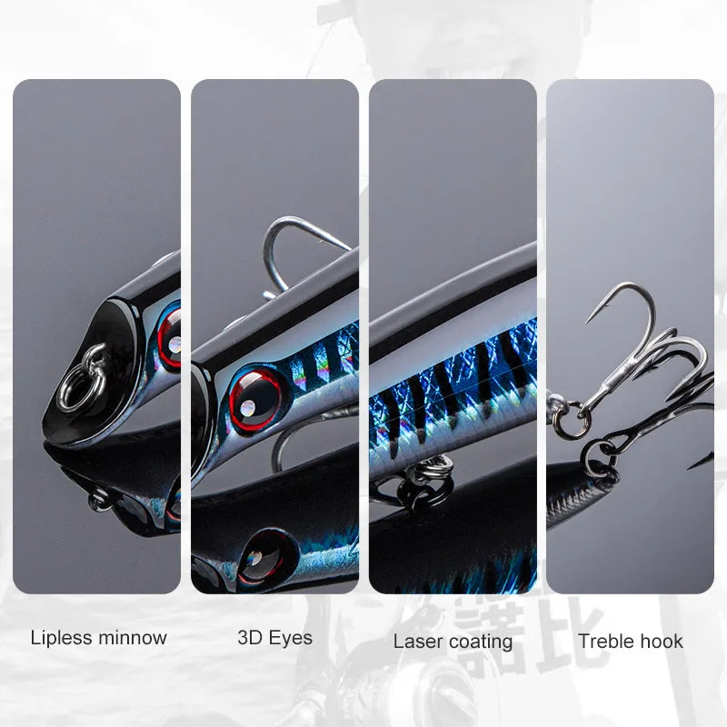 NOEBY 12cm 16g 15cm 24g Sasuke Minnow Fishing Lures Floating Lipless Wobblers Artificial Hard Bait for Bass Pike Fishing Lure