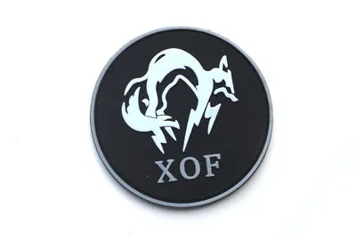 Metal Gear Solid MGS 5 Diamond Dogs Special Force Group Ghost Embroidered Patch Stripes sticker for clothing Patches