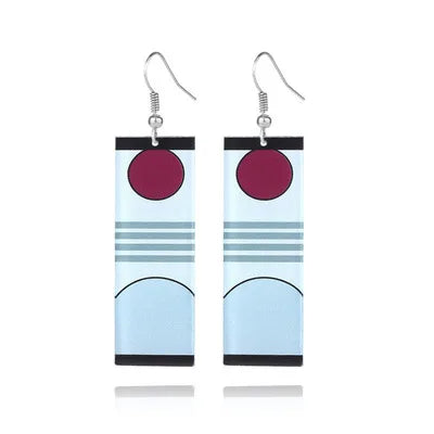 Demon Slayer Tanjiro Hanafuda Earrings