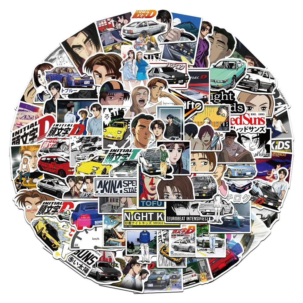 Initial D Car Stickers