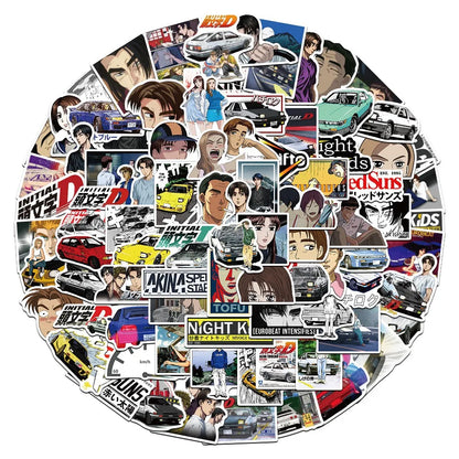 Initial D Car Stickers