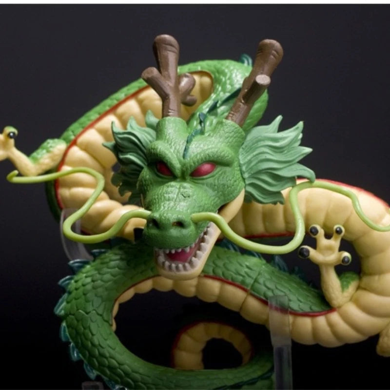 Anime Statue Dragon God Dragon Mountain PVC Action Character Cartoon Crystal Ball Wishing False Mountain Collection Model Toy
