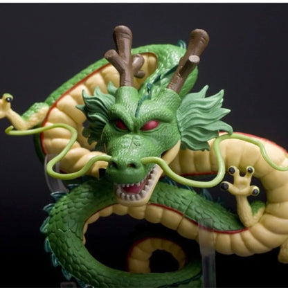 Anime Statue Dragon God Dragon Mountain PVC Action Character Cartoon Crystal Ball Wishing False Mountain Collection Model Toy