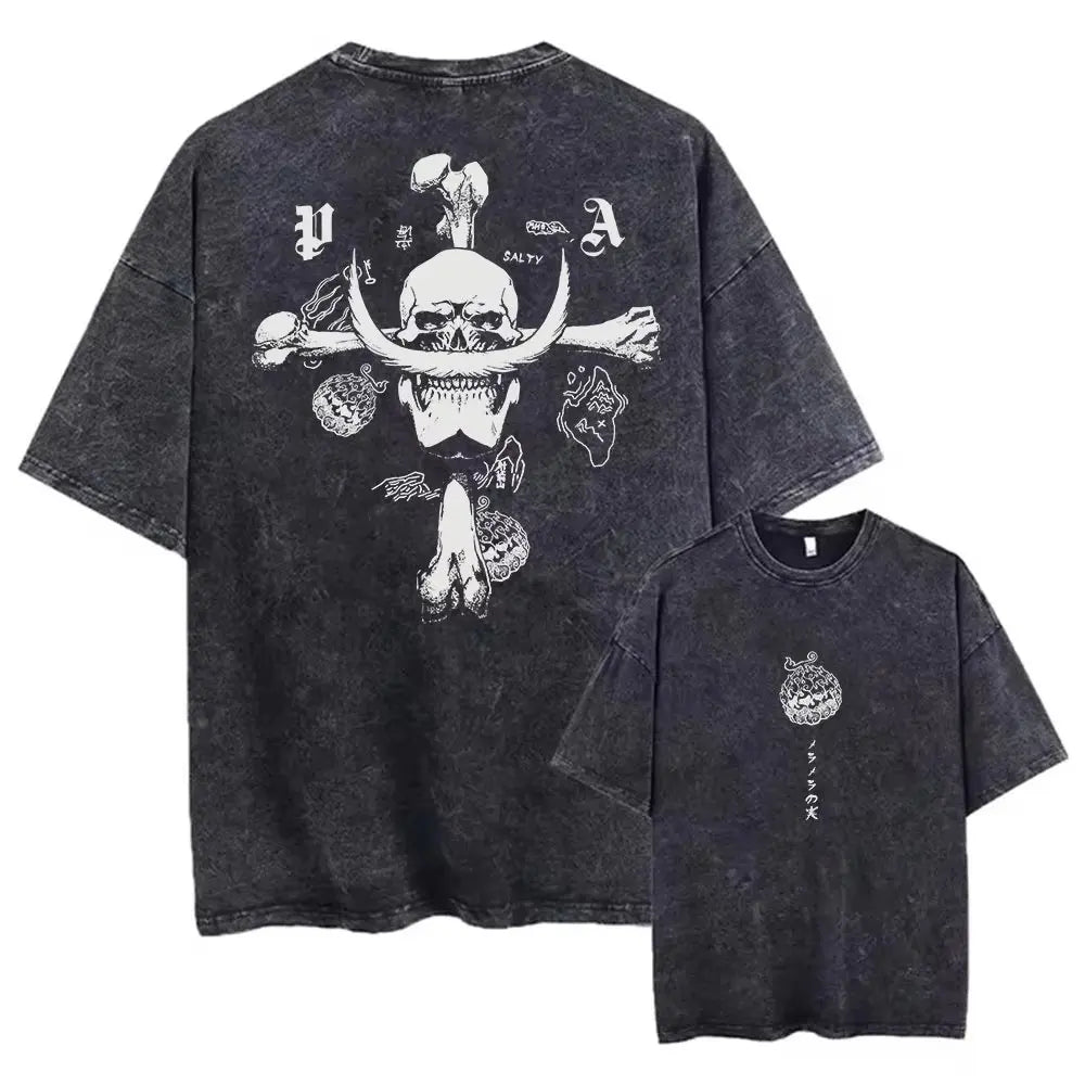 One Piece Luffy Washed T-Shirt