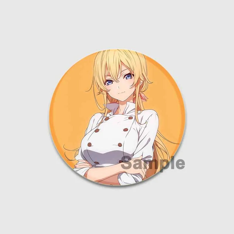 Food Wars Soma Tinplate Pins