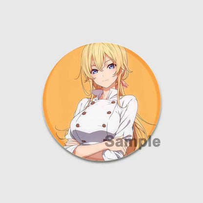 Food Wars Soma Tinplate Pins