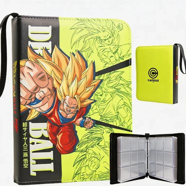 400pcs/900pcs Anime Dragon Ball Vegeta Folder Binder card Holder Game Cards Album Book Collection Cards Storage bag Kids Gifts