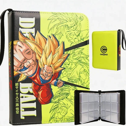 400pcs/900pcs Anime Dragon Ball Vegeta Folder Binder card Holder Game Cards Album Book Collection Cards Storage bag Kids Gifts