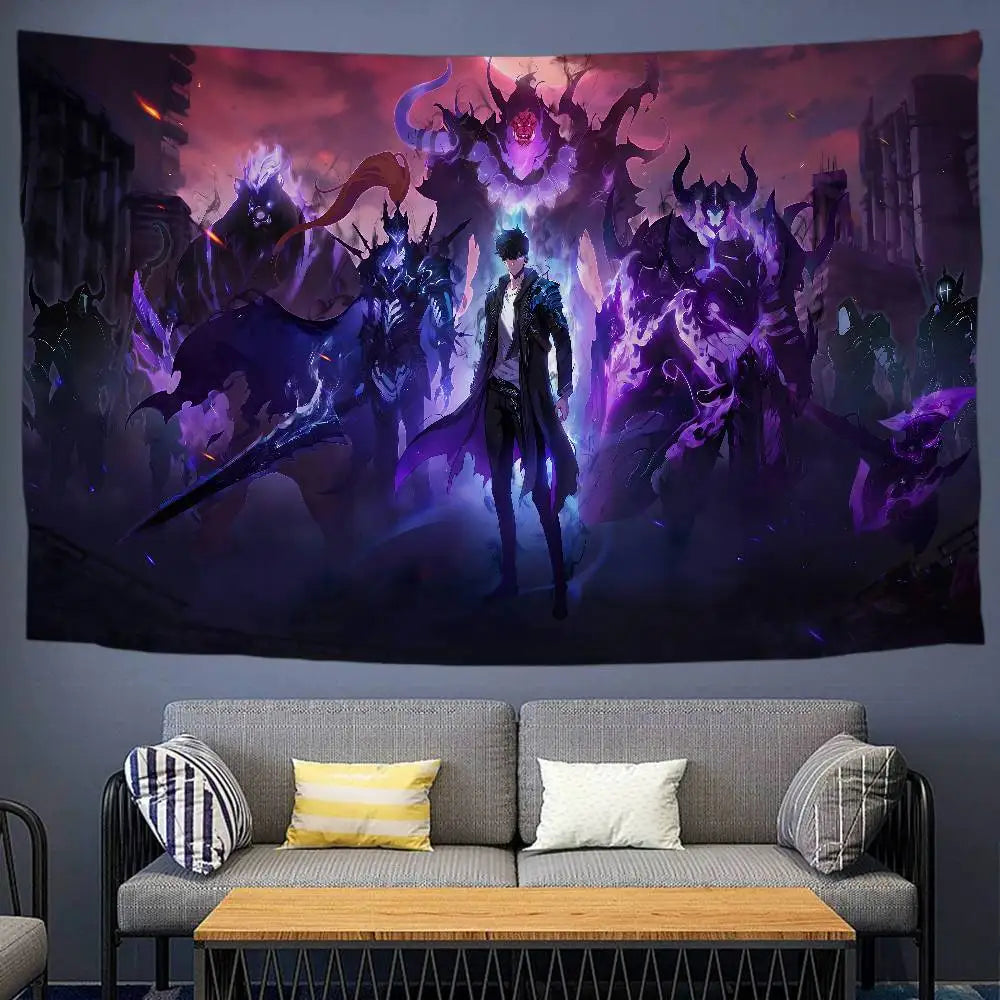 Solo Leveling Tapestry Wall Hanging