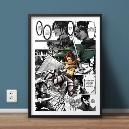 Japan Anime Attack on Titan Poster Cartoon Posters Canvas Painting Wall Art Home Decor Pictures For Living Room Decoration