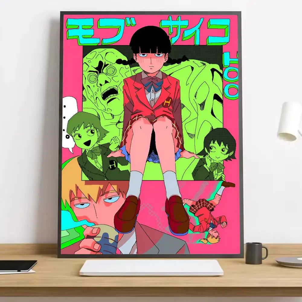 Mob Psycho 100 Reigen Canvas Poster