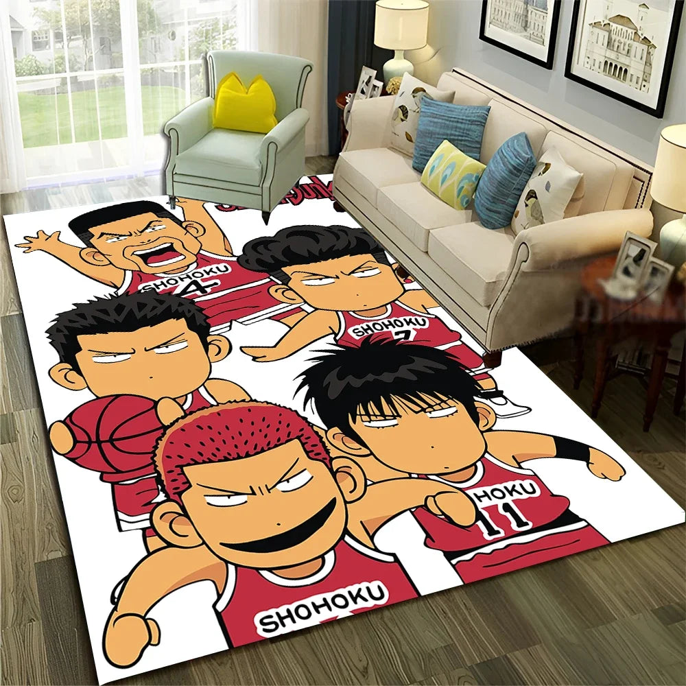 Slam Dunk Basketball Rug