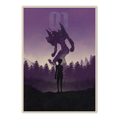 Neon Genesis Evangelion Shinji Canvas Print
