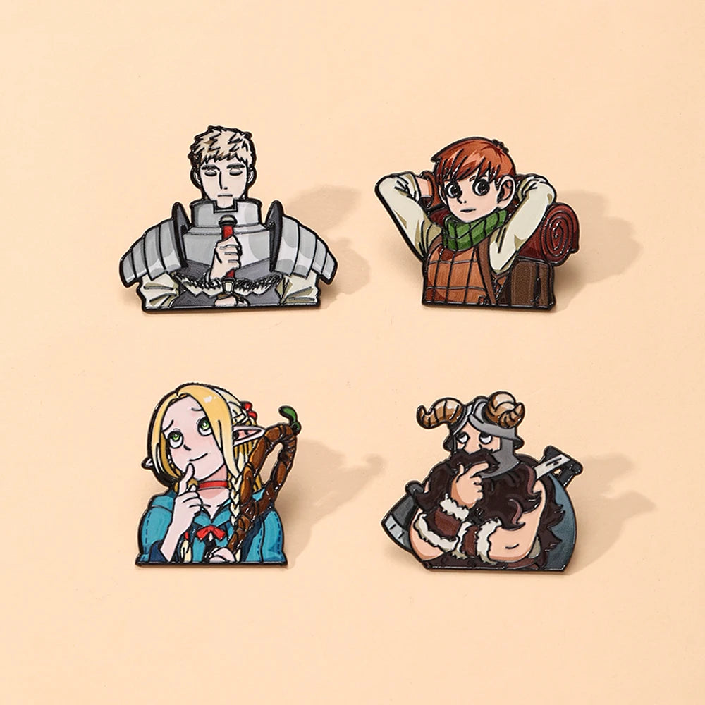 Delicious In Dungeon Enamel Pins