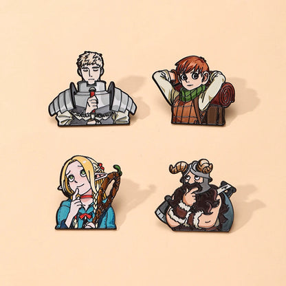 Delicious In Dungeon Enamel Pins