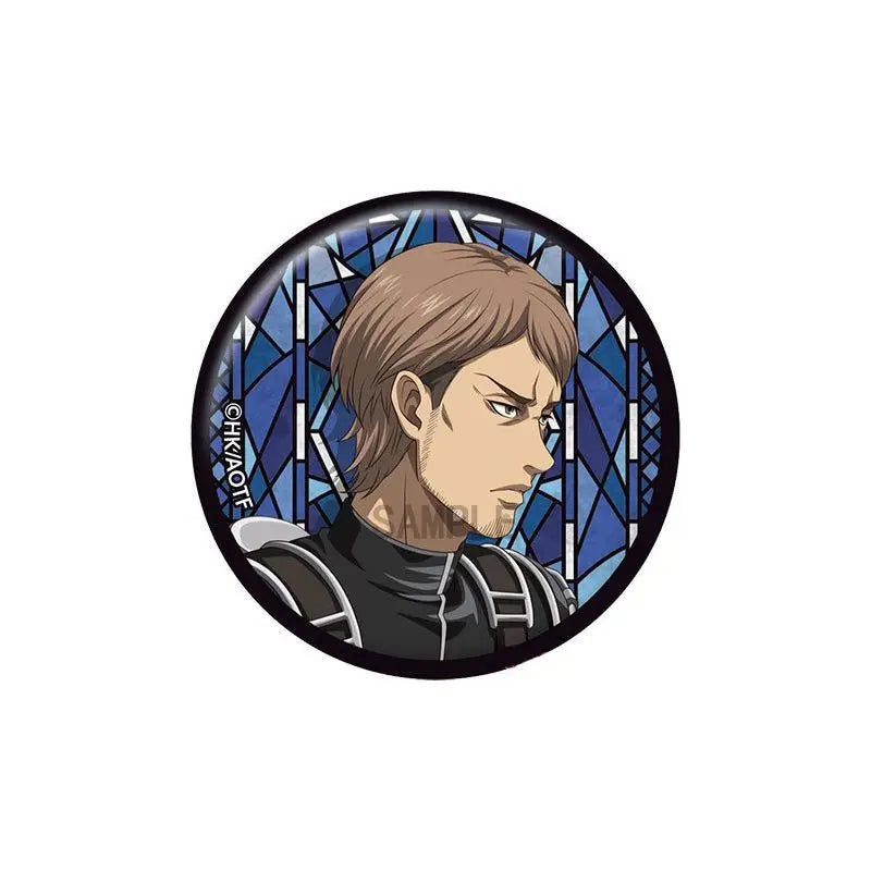 Attack on Titan Levi Ackerman Erwin Smith Anime Badge Metal Tin Pin Collectible Merchandise Fan Gift Manga Series Character