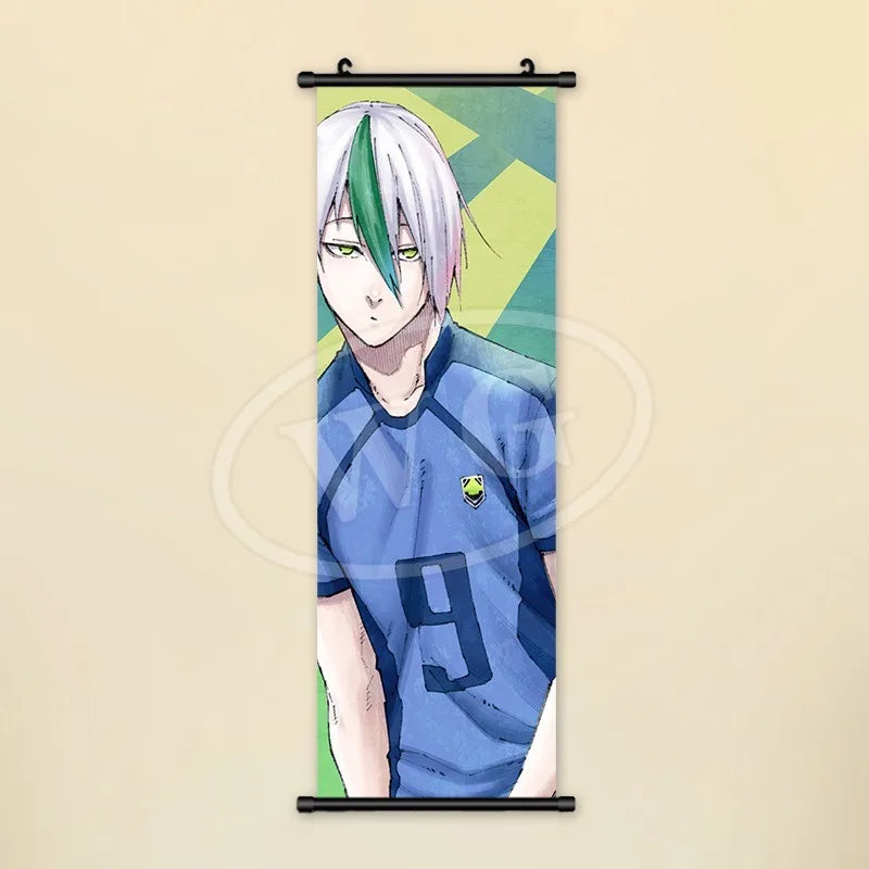 Blue Lock Reo Mikage Canvas Scroll