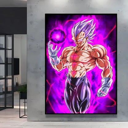 Classic Anime Canvas Printing Posters Dragon Ball Goku Vegeta HD Prints kids Gifts Aesthetic Poster Room wall Decor Pictures