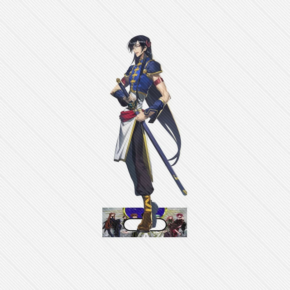 15cm Anime Lelouch Lamperouge Acrylic Keychain Characteristic Characters Ornament Accessories Goods Collection Christmas Gifts