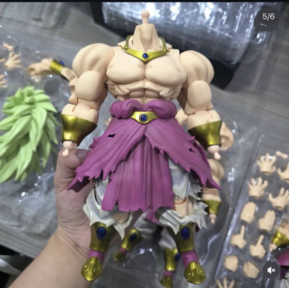 In Stock ZT Studio Figure Dragon Ball SSJ4 Broly Figurine SHF Large Special Effects Accessories Kit Action Figure Model Toy Gift