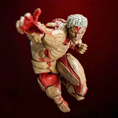 NEW Kaiyodo  Revoltech AMAZING YAMAGUCHI Attack on Titan Eren Jaeger Armored Titan Female Titan Action Figures Model Toy