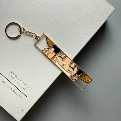 Anime Jet Metal Keychain