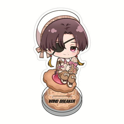 WIND BREAKER Brown Safari Acrylic Stand