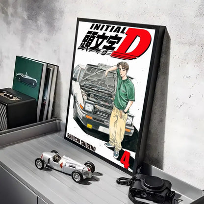 Initial D Car Wall Art