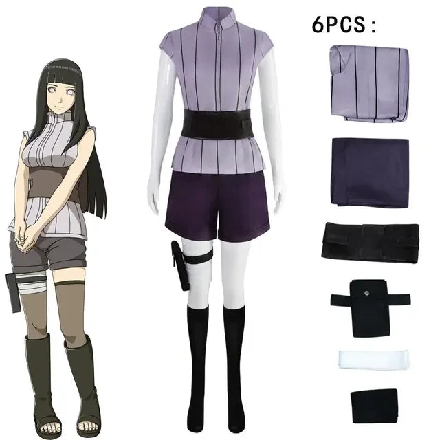 Naruto Hinata Hyuga Cosplay Costume