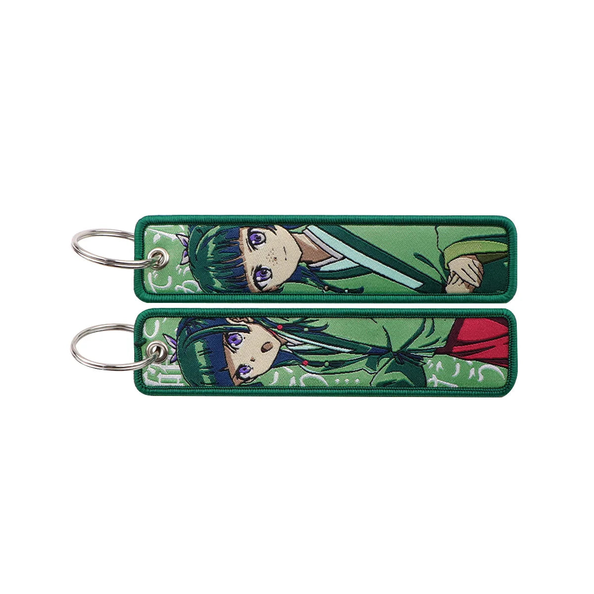 Anime Character Embroidery Keychain
