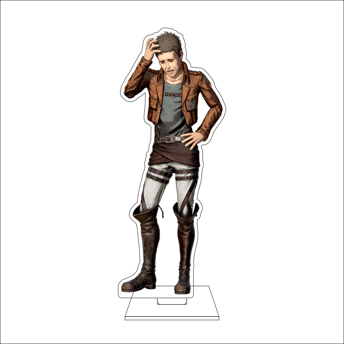 16CM Anime Attack on Titan Cosplay Acrylic Figure Stand Plate Armin Arlert Eren Jaeger Mikasa·Ackerman Ornaments Gifts