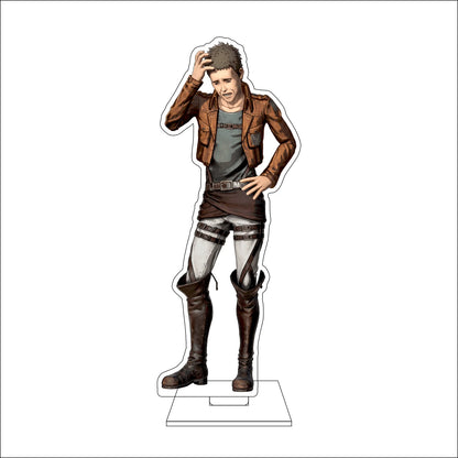16CM Anime Attack on Titan Cosplay Acrylic Figure Stand Plate Armin Arlert Eren Jaeger Mikasa·Ackerman Ornaments Gifts
