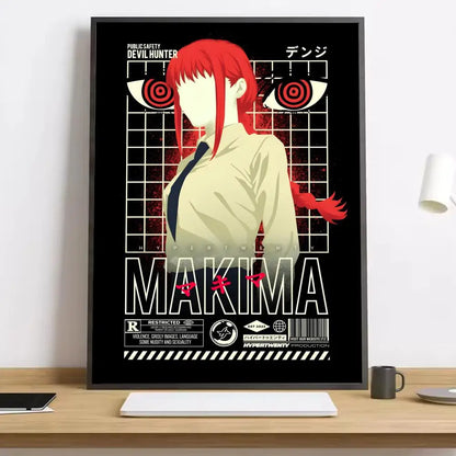 Chainsaw Man Makima Canvas Poster