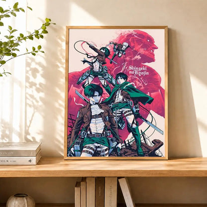 Levi Ackerman Attack On Titan Poster Water Proof Paper Print Room Decor Stickers Art Wall Decor Living Room