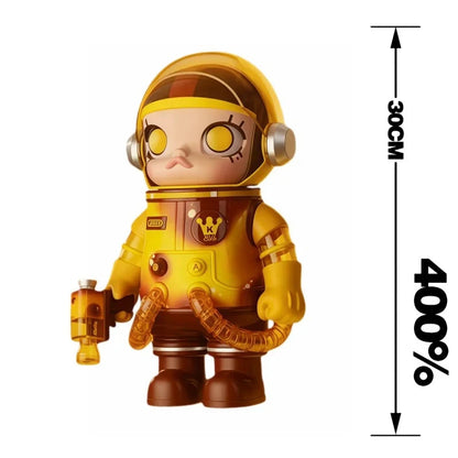 POP MART Giant Space Molly 400% Series Limited Edition Anime Action Figure Decorative Ornament Collectible Christma Gift