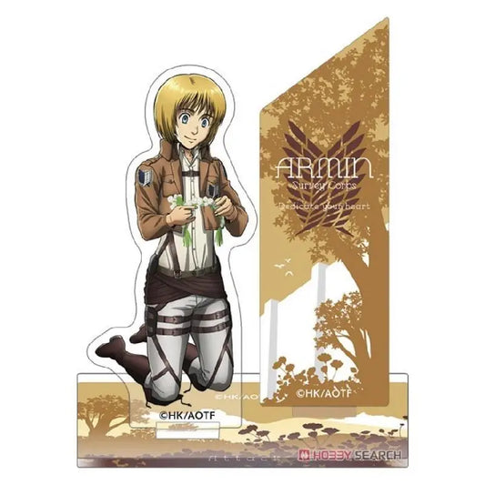 15Cm Acrylic Standing Plates for Attack On Titan Armin Arlert Levi Mikasa Ackerman Eren Yeager Anime Peripheral Collection