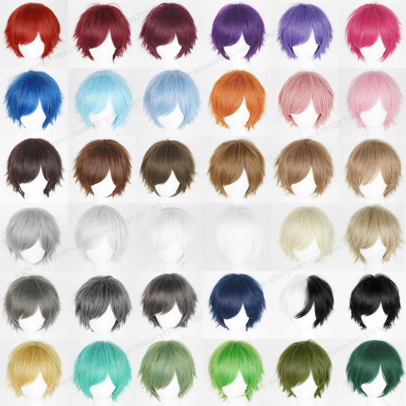 Anime Cosplay Short Wig
