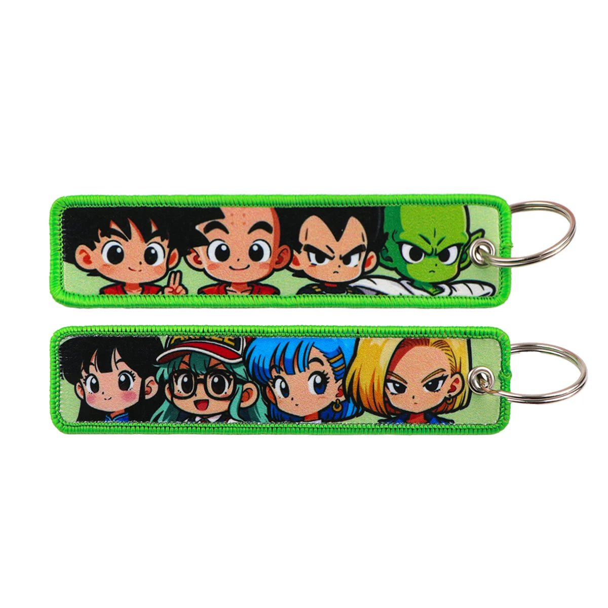 Anime Character Embroidery Keychain