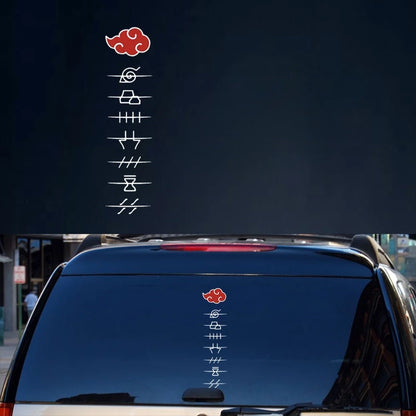 1PC JDM Anime Car Stickers Waterproof Auto Door Body Window Rear Windshield Vinyl Decals Sunscreen Vehicle Decoration